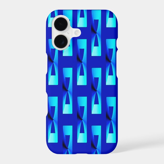 Art Deco Metallic Geometric - Cobalt Blue (Back)