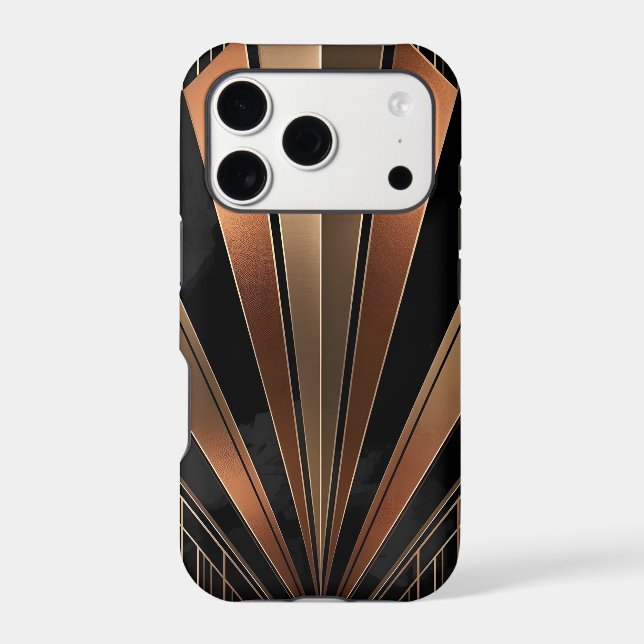 Art Deco Metallic Geometric Elegance (Back)
