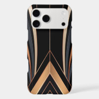 Art Deco Metallic Geometric Elegance