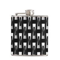 Art Deco Metallic Geometric - Silver and Black