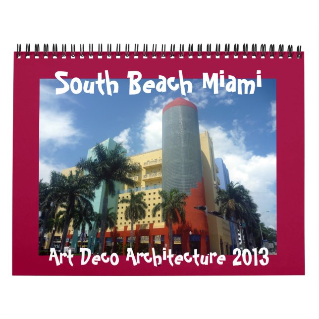 art deco miami 2013 calendar (Cover)