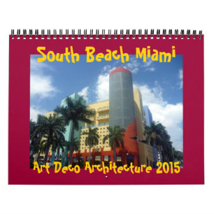 art deco miami 2015 calendar