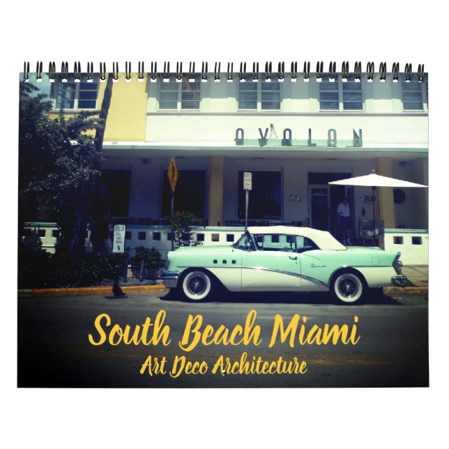 art deco miami 2027 calendar (Cover)