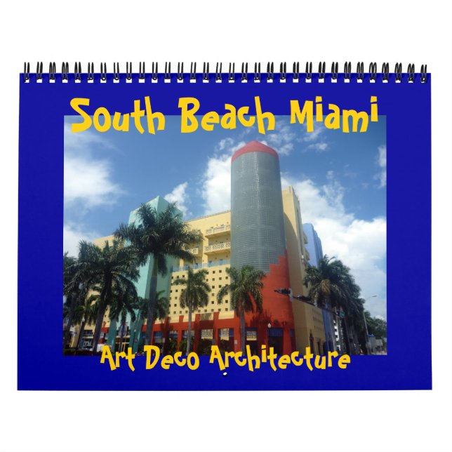 art deco miami 2027 calendar (Cover)