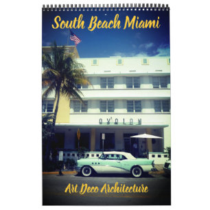 art deco miami calendar
