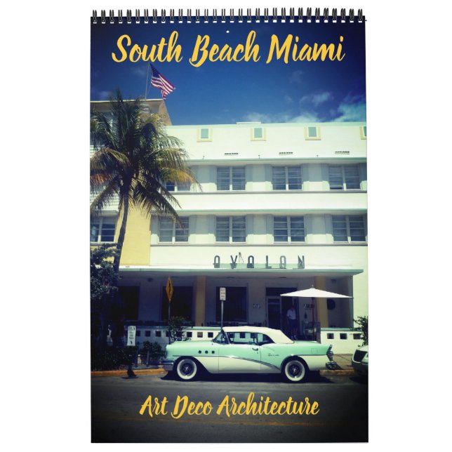 art deco miami calendar (Cover)
