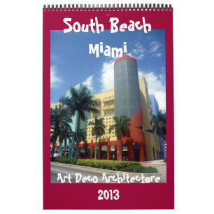 art deco miami calendar 2013