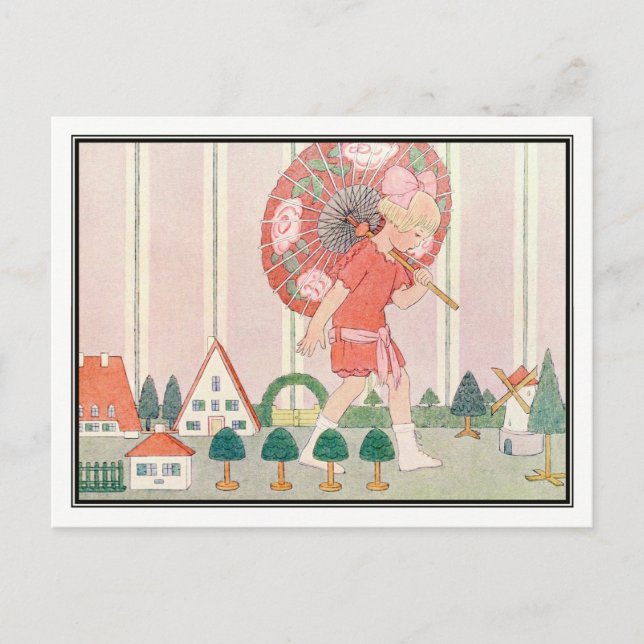 Art Deco Model City by H. Willebeek Le Mair Postcard (Front)