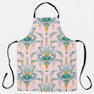 Art deco modern pattern graphic ornament. Abstract Apron
