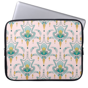Art deco modern pattern graphic ornament. Abstract Laptop Sleeve