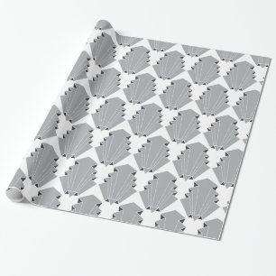 Art Deco Motif Pattern Wrapping Paper
