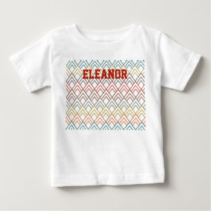 Art Deco Mountains Baby T-Shirt