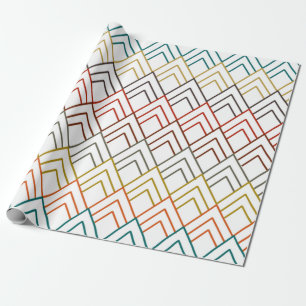 Art Deco Mountains  Wrapping Paper
