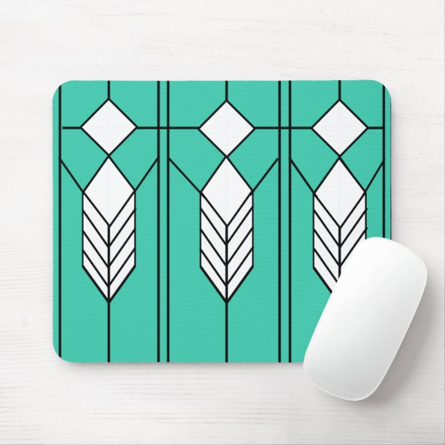 Art Deco  Mouse Pad (With Mouse)