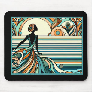 Art Deco Mouse Pad