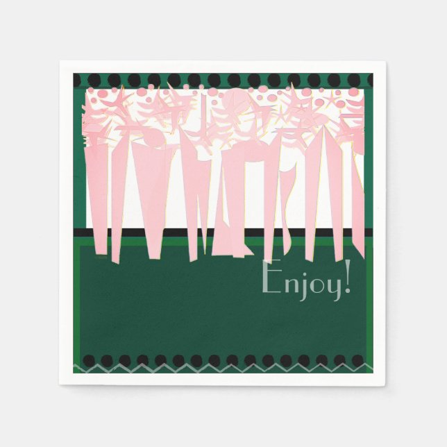  ART DECO  NAPKIN (Front)