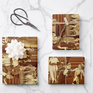 Art Deco Night Club Wrapping Paper Sheet