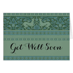 Art Deco Nouveau Dog Nature Animal Pattern