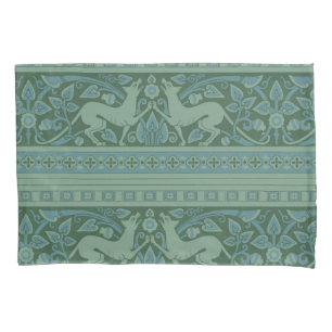 Art Deco Nouveau Dog Nature Animal Pattern Pillowcase