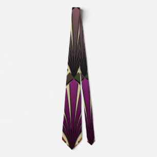 art deco,nouveau,hunter green,navy blue,yellow, tie