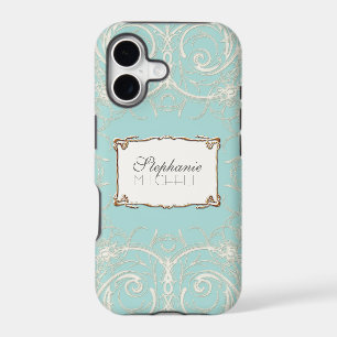 Art Deco Nouveau Lace n Gold Look Personalised
