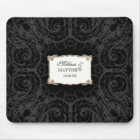Art Deco Nouveau Lace n Gold Look Personalised