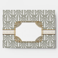 Art Deco Nouveau Modern Fan Shell Pattern