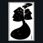 Art Deco/Nouveau ~ The Black Cape by Beardsley Poster<br><div class="desc">Art Deco, Art Nouveau, exotic drawing in black ink, titled: "The Black Cape, circa 1894, a stunning black & white illustration by artist, Beardsley. What an awesome work of art for your home, office, or studio! Aubrey Vincent Beardsley (1872-1898) was an English illustrator and author. His drawings in black ink,...</div>