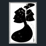 Art Deco/Nouveau ~ The Black Cape by Beardsley Poster<br><div class="desc">Art Deco, Art Nouveau, exotic drawing in black ink, titled: "The Black Cape, circa 1894, a stunning black & white illustration by artist, Beardsley. What an awesome work of art for your home, office, or studio! Aubrey Vincent Beardsley (1872-1898) was an English illustrator and author. His drawings in black ink,...</div>