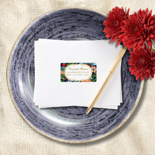 Art Deco Nouveau William Morris Strawberry Address Label