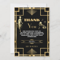 Art Deco Nouveu Gatsby Roaring Twenties Birthday