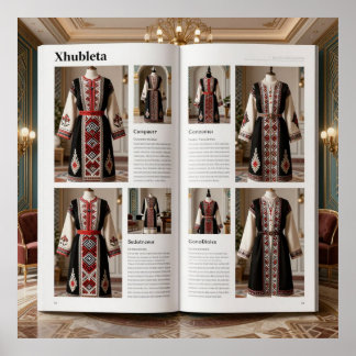 Art Deco Opulence Geometric PatternsVI HER_XHU_001 Poster