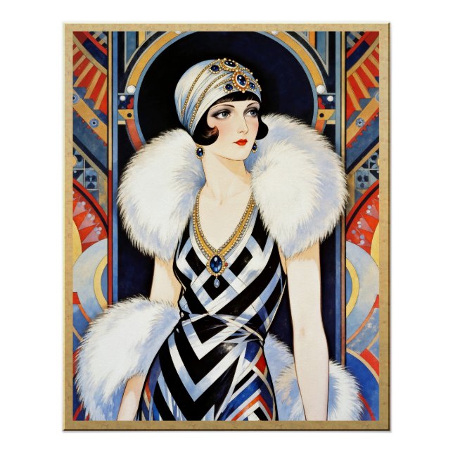 Art Deco Opulence Poster (Front)