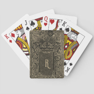 Art Deco Ornamental Cards w/your Initial(s)
