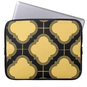Art deco: ornamental seamless elegance. laptop sleeve