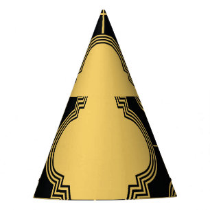 Art deco: ornamental seamless elegance. party hat
