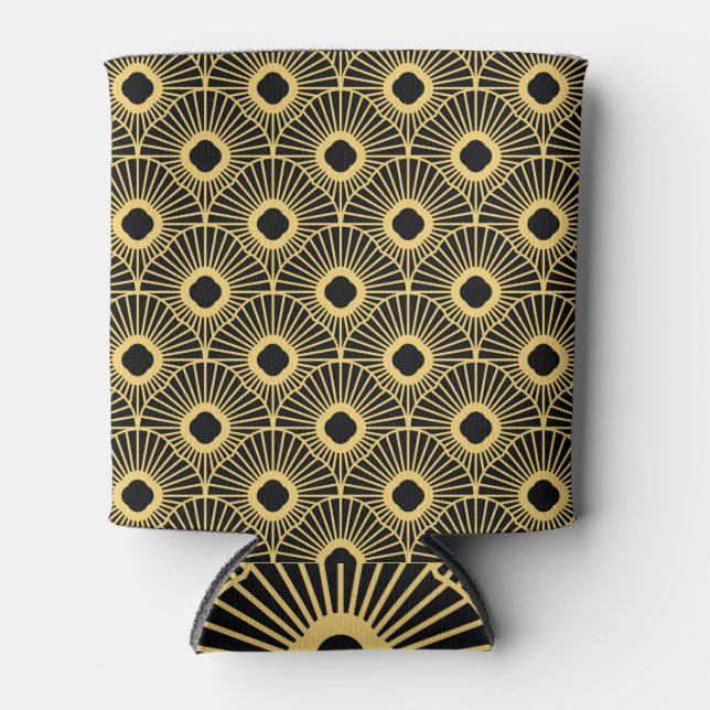 Art Deco: Ornate Seamless Pattern Can Cooler (Front)