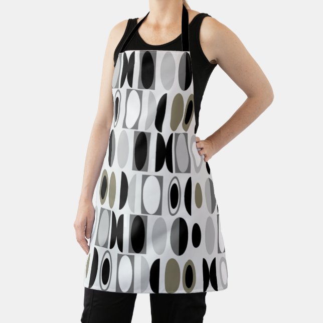 Art Deco Ovals  Apron (Insitu)