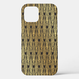 Art Deco Palms: Black Gold. iPhone 12 Case