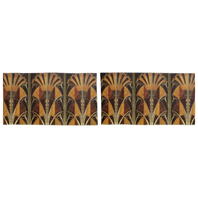 ART DECO PANELS    PILLOWCASE (Back-Set)