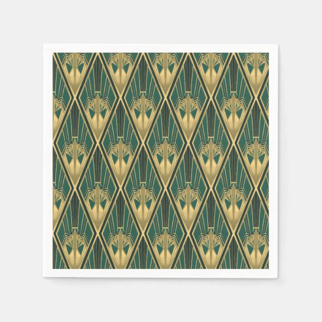 Art Deco Paper Napkins (Front)