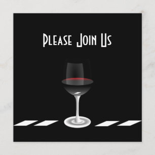 Art Deco Party Invitation Please Join Us Custom