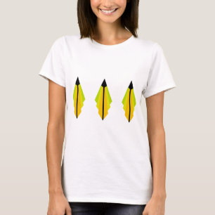 Art Deco pattern 3 in lemon and lime T-Shirt