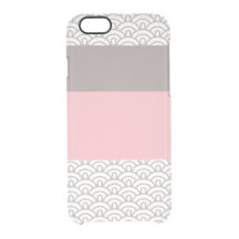 Art Deco Pattern Clear iPhone Case