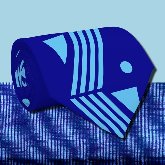 art deco pattern  - in dark&sky blue tie (Creator Uploaded)