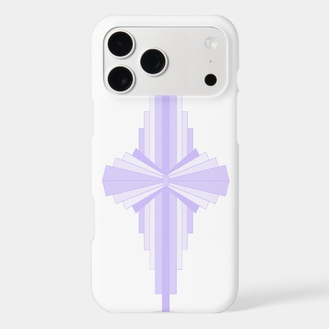 Art Deco Pattern in Lilac (Back)