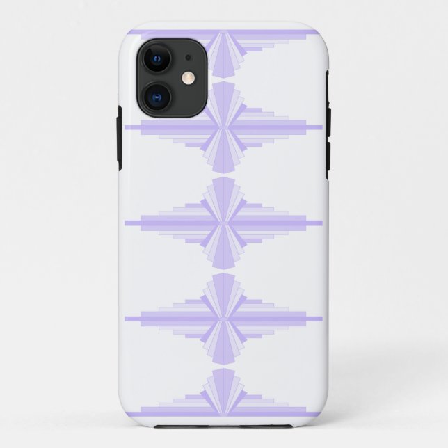Art Deco Pattern in Lilac Case-Mate iPhone Case (Back)