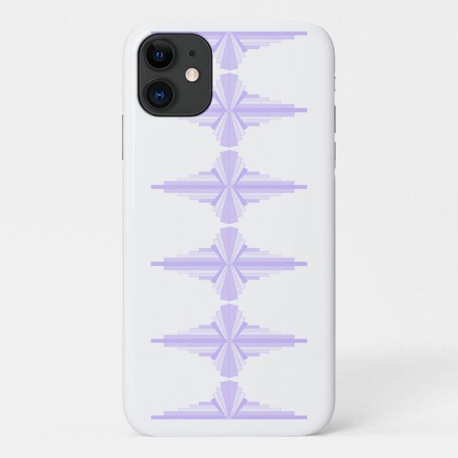 Art Deco Pattern in Lilac Case-Mate iPhone Case (Back)