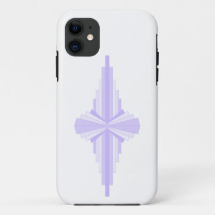 Art Deco Pattern in Lilac iPhone 11 Case