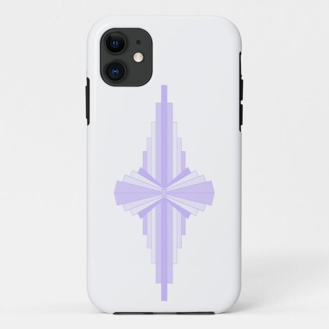 Art Deco Pattern in Lilac Case-Mate iPhone Case (Back)